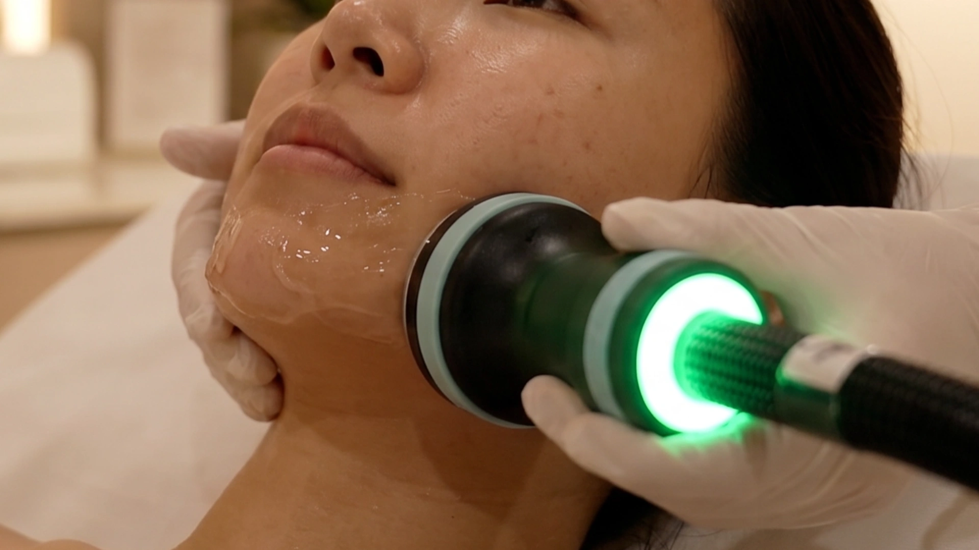 Onda Pro Facial treatment for jawline definition and double chin contouring