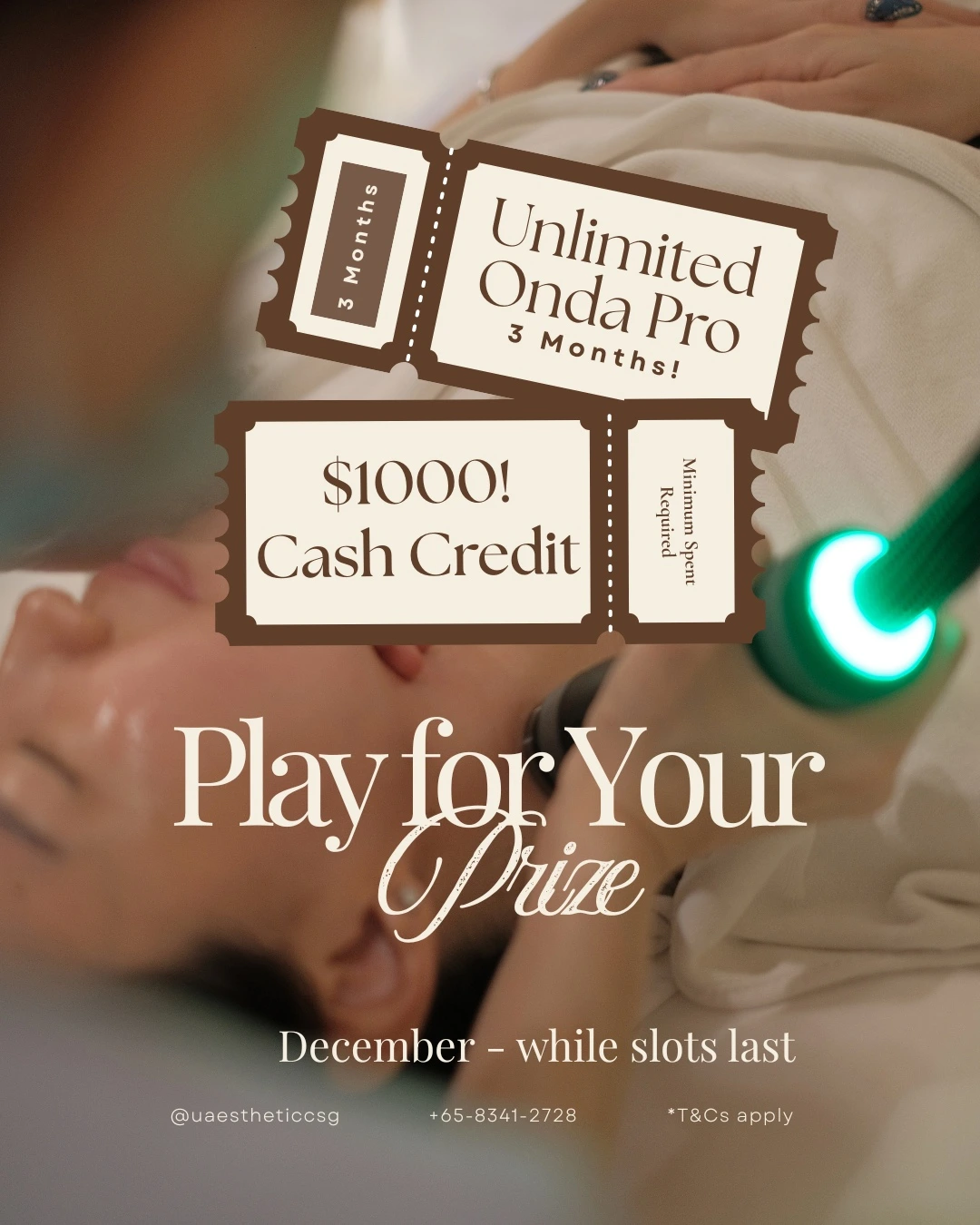 U Aesthetics December Promo | Free ONDA Pro